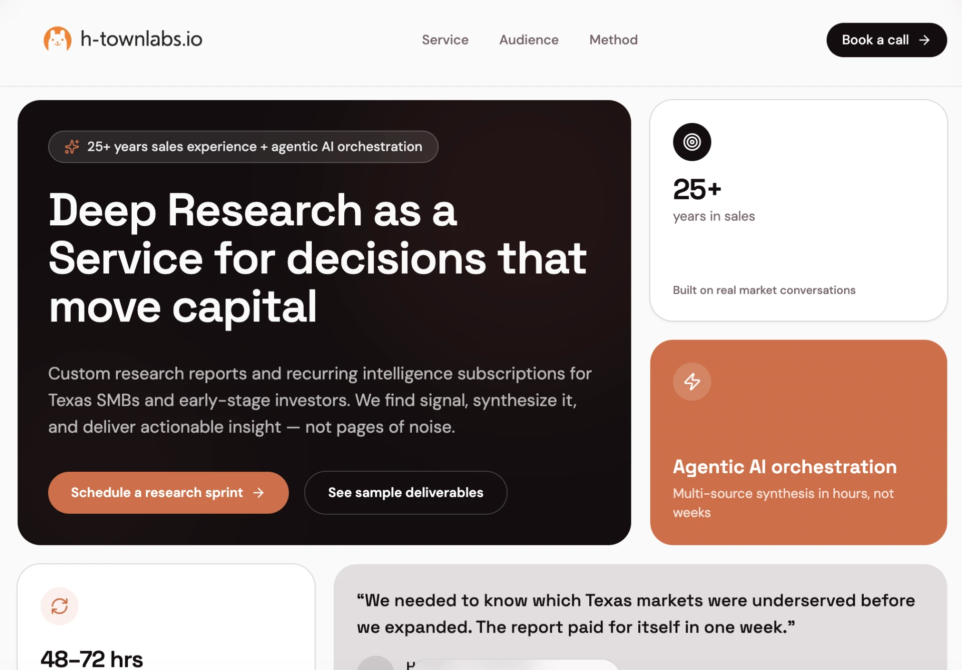 Research Unlocked product interface