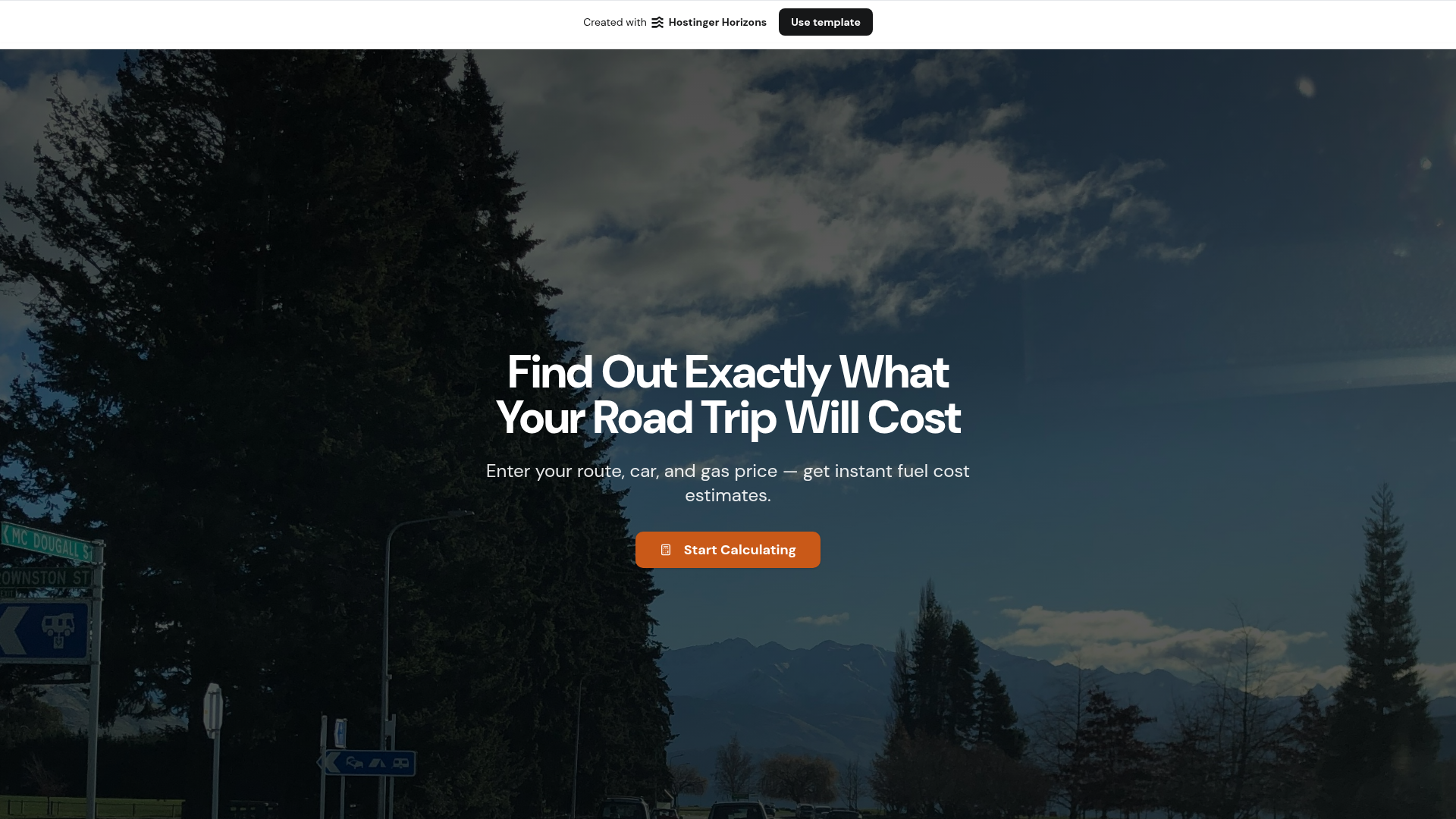 Road Trip Fuel Cost Calculator