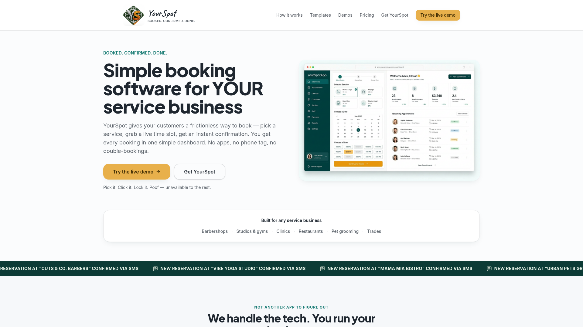 YourSpot preview